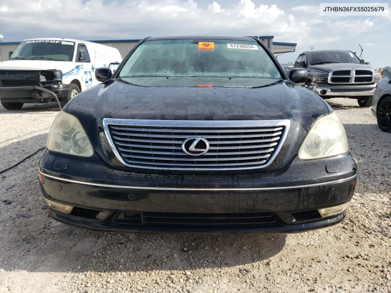 2005 Lexus Ls 430 VIN: JTHBN36FX55025679 Lot: 67236654