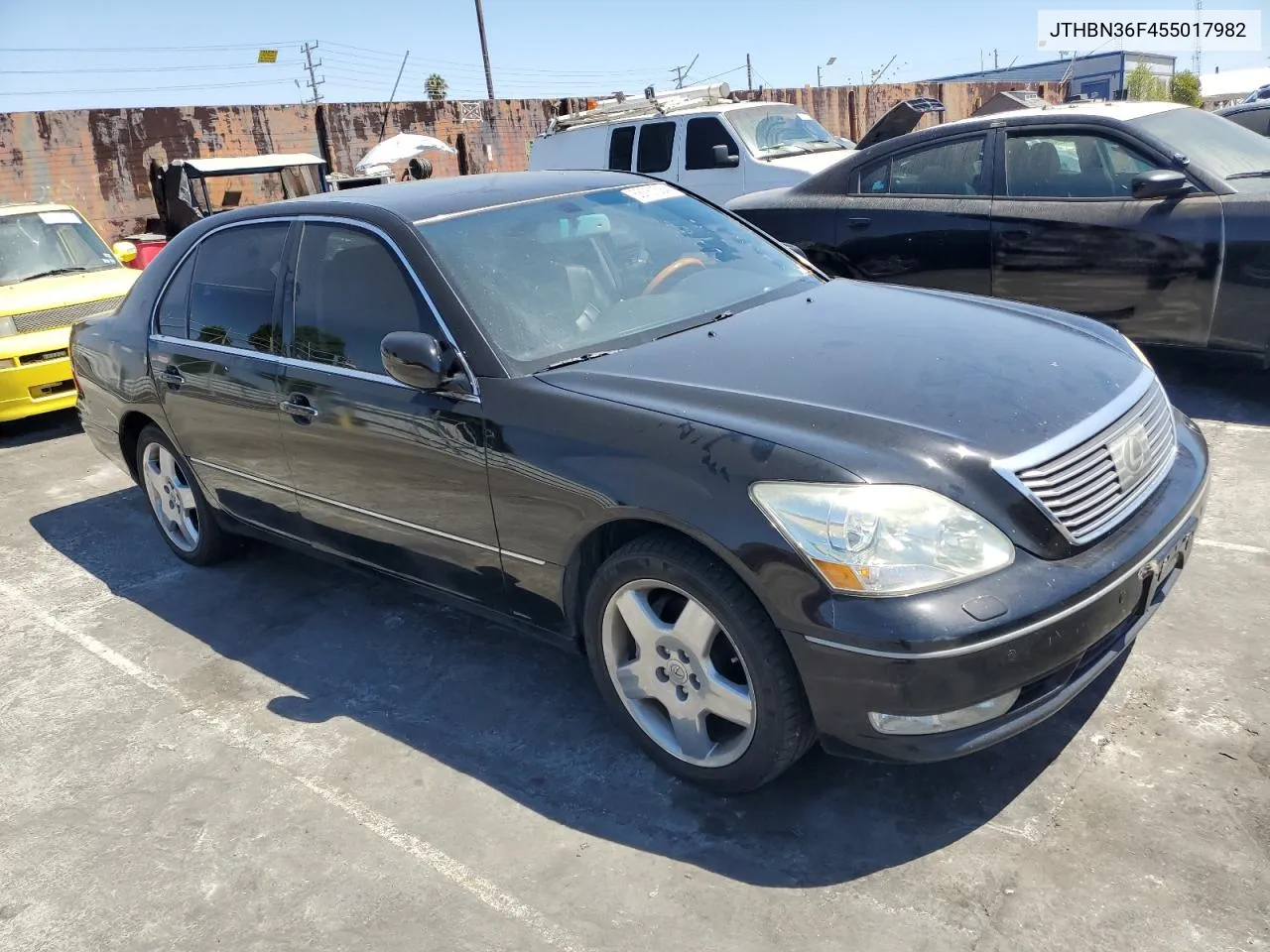 2005 Lexus Ls 430 VIN: JTHBN36F455017982 Lot: 68761084