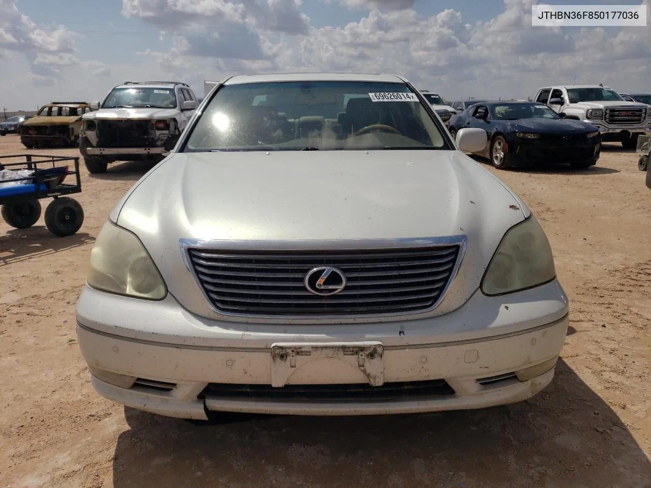 2005 Lexus Ls 430 VIN: JTHBN36F850177036 Lot: 69626014