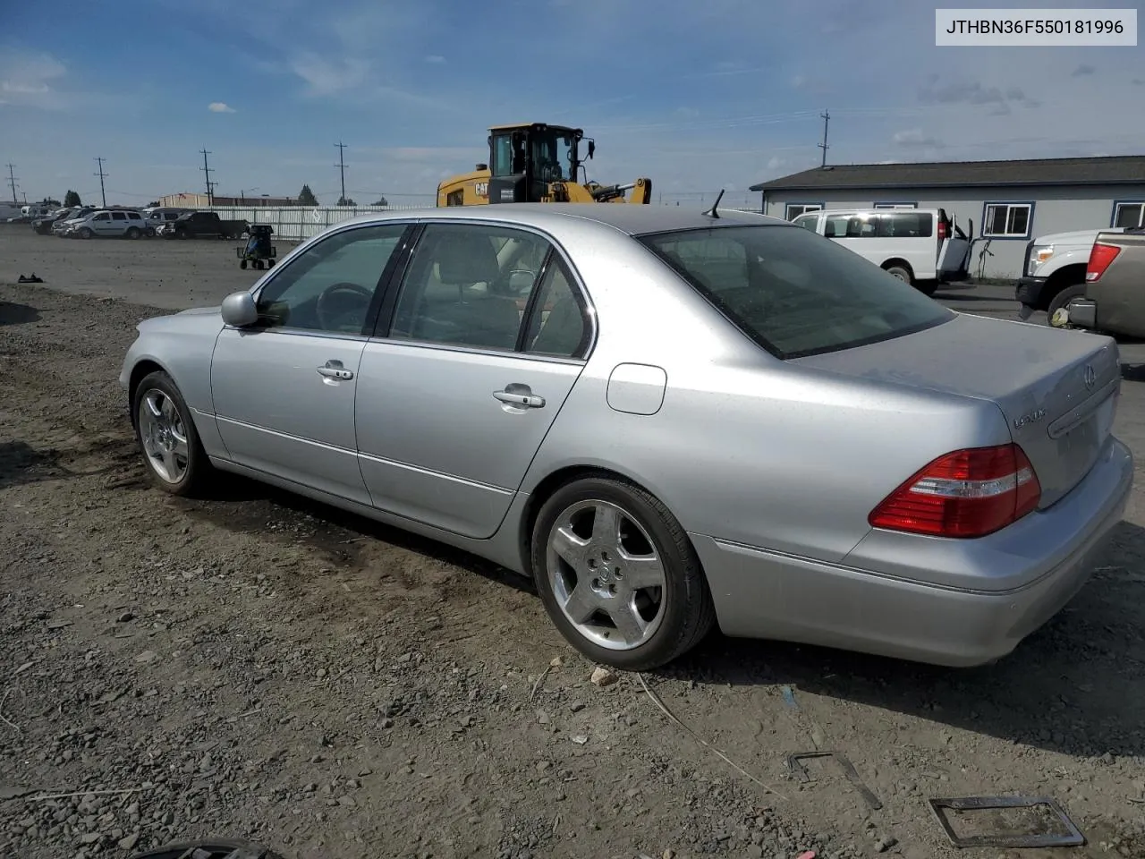 2005 Lexus Ls 430 VIN: JTHBN36F550181996 Lot: 70645864