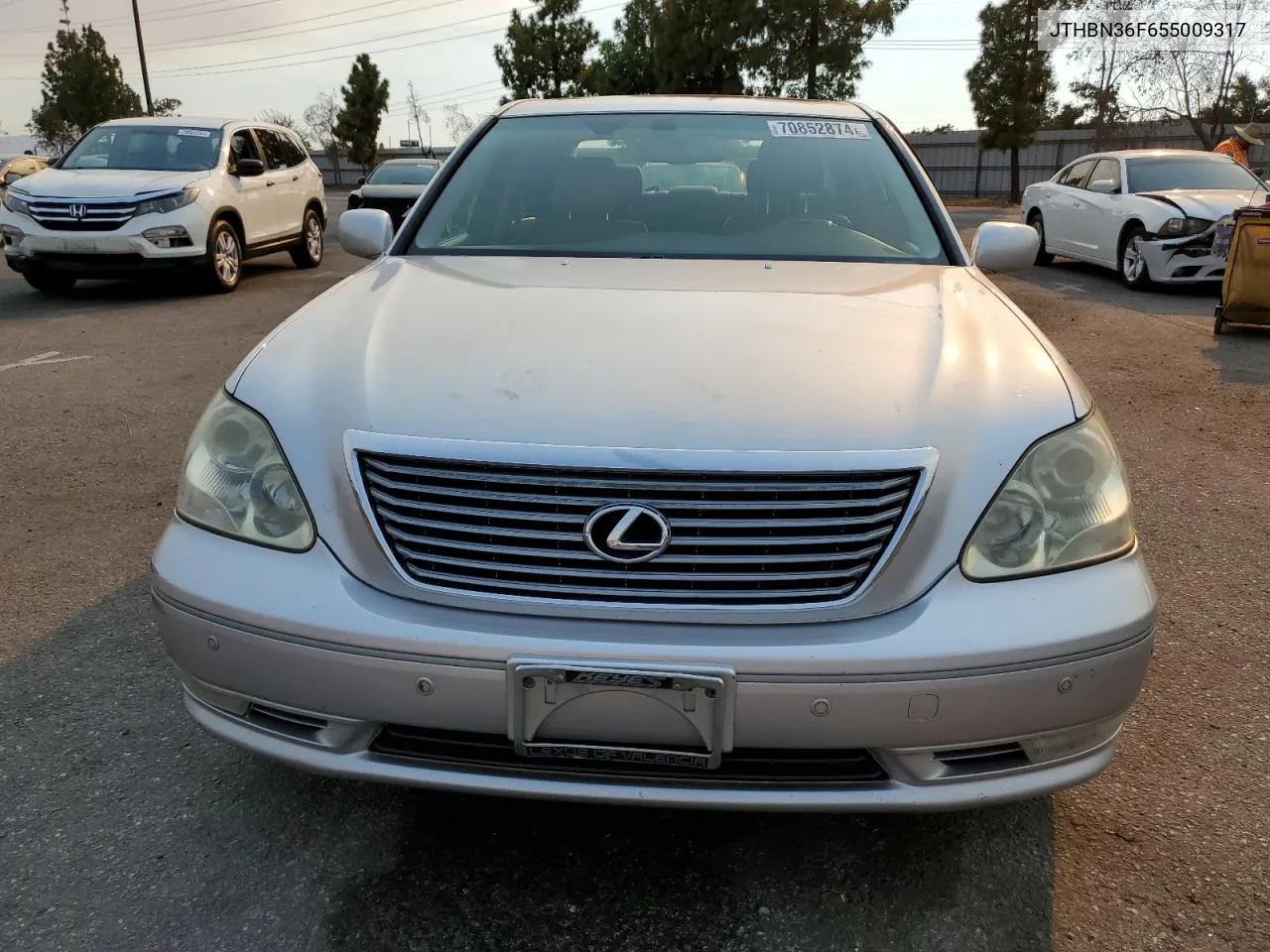 2005 Lexus Ls 430 VIN: JTHBN36F655009317 Lot: 70852874