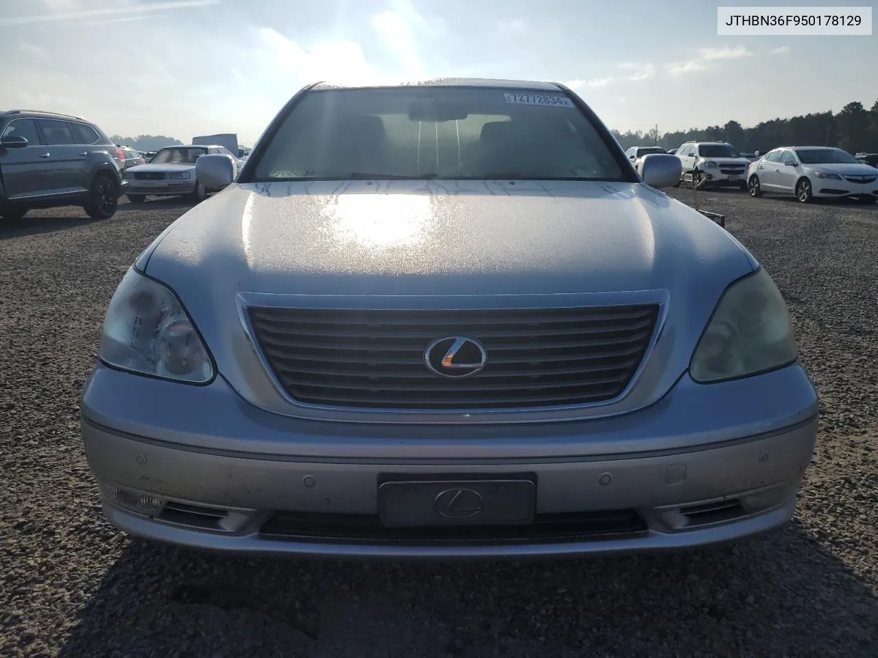 2005 Lexus Ls 430 VIN: JTHBN36F950178129 Lot: 72772834