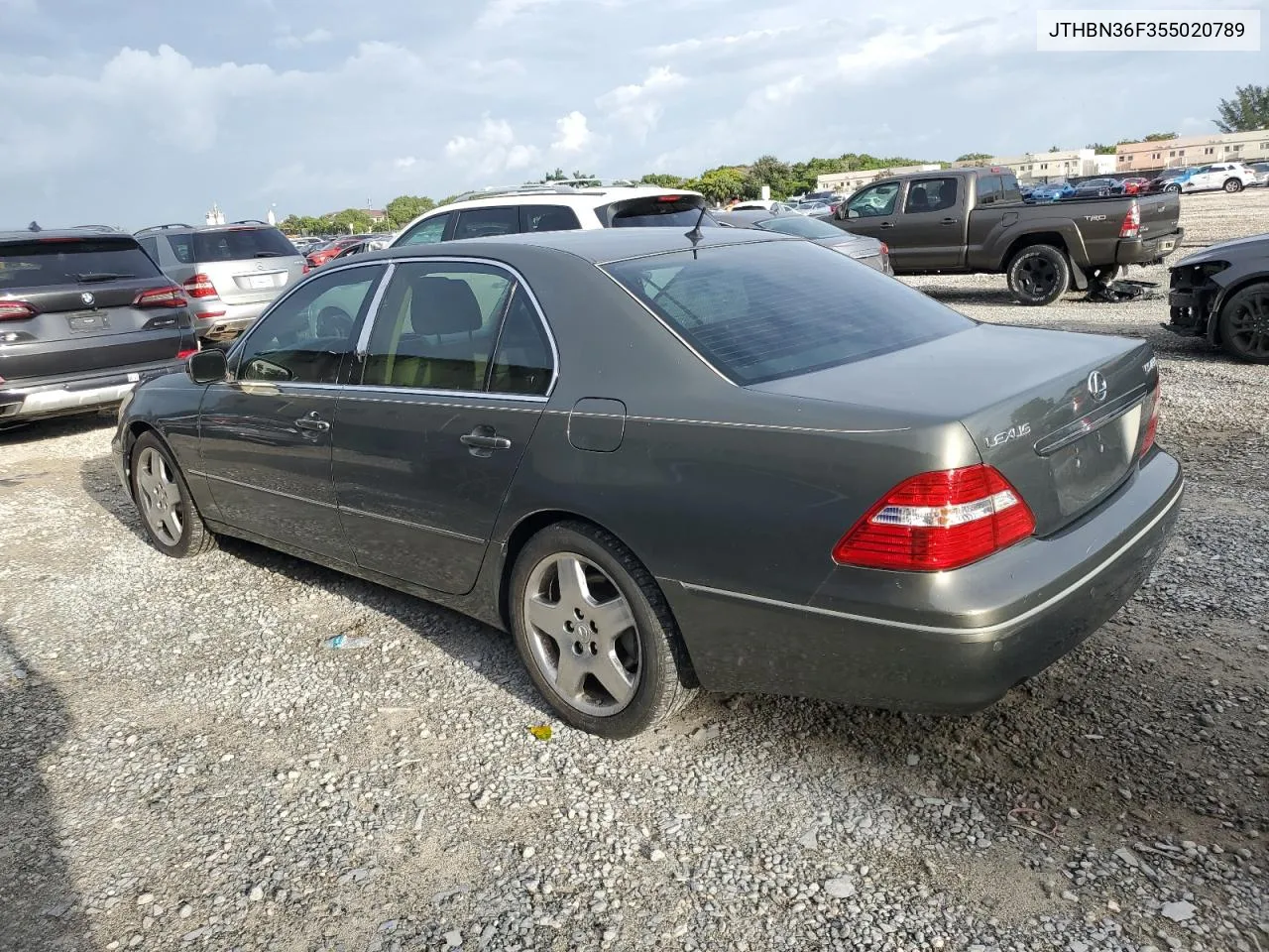 2005 Lexus Ls 430 VIN: JTHBN36F355020789 Lot: 73061924