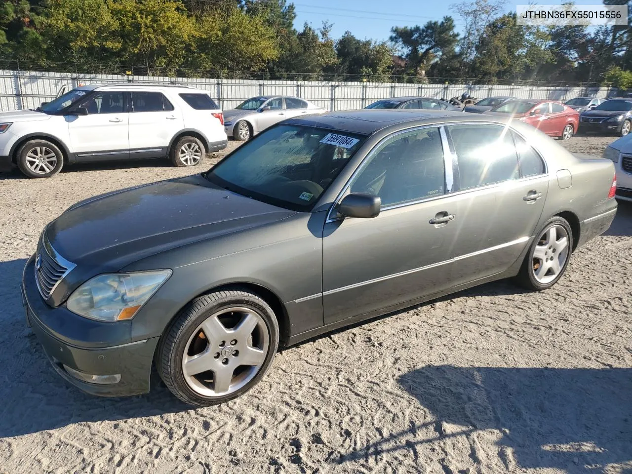 2005 Lexus Ls 430 VIN: JTHBN36FX55015556 Lot: 76991084