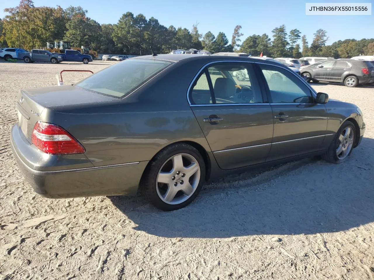 2005 Lexus Ls 430 VIN: JTHBN36FX55015556 Lot: 76991084