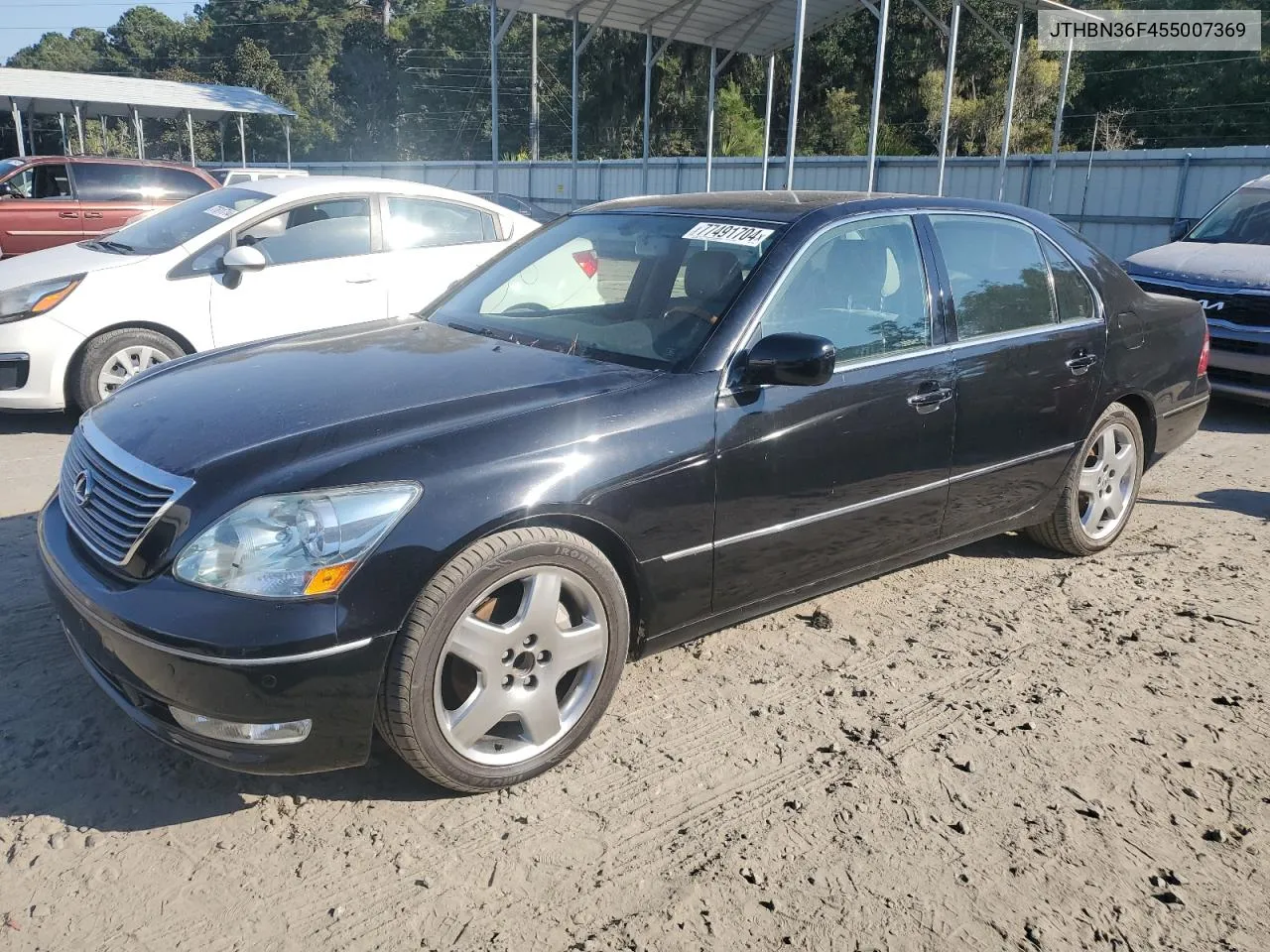 2005 Lexus Ls 430 VIN: JTHBN36F455007369 Lot: 77491704