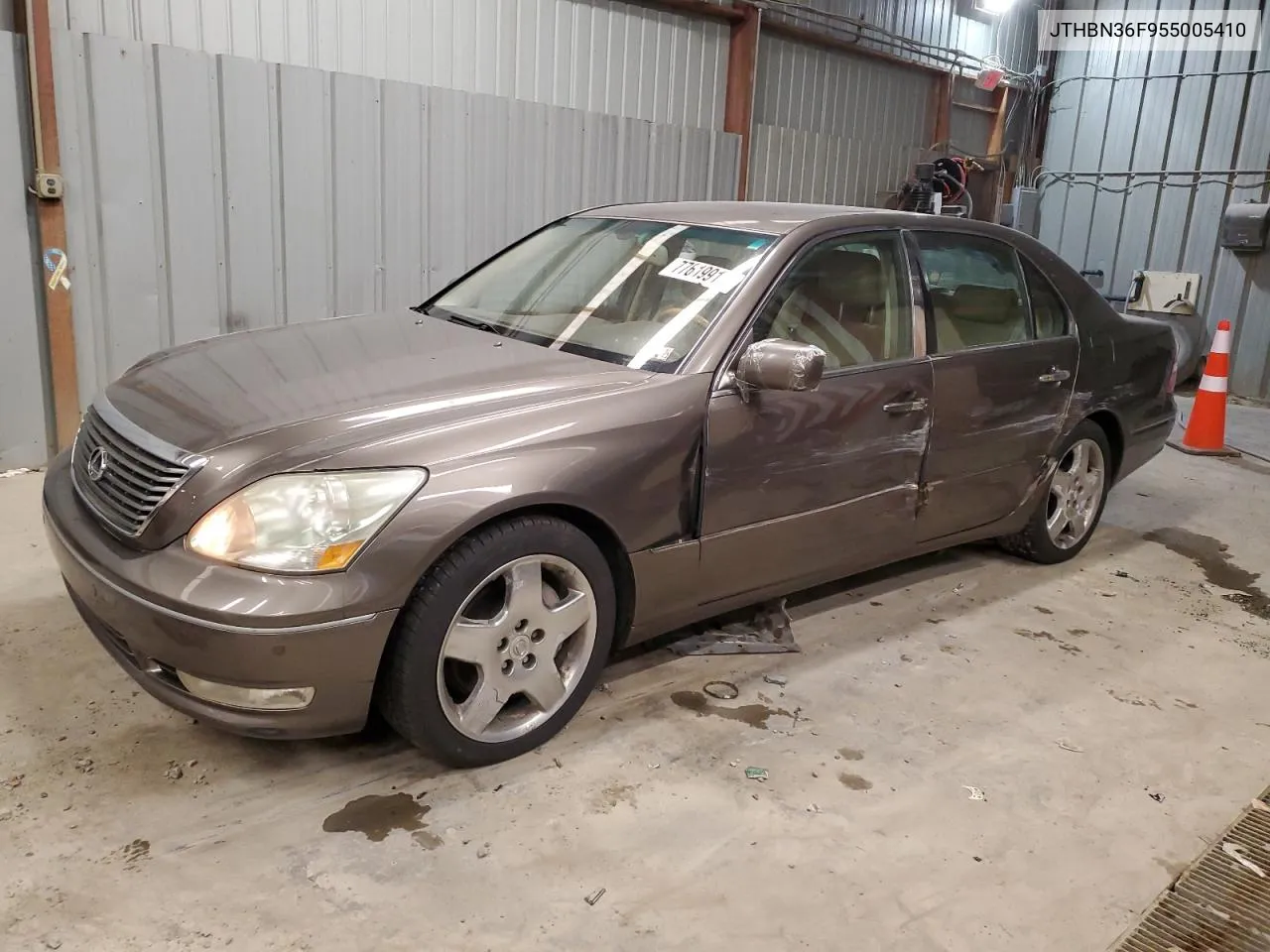 2005 Lexus Ls 430 VIN: JTHBN36F955005410 Lot: 77619914