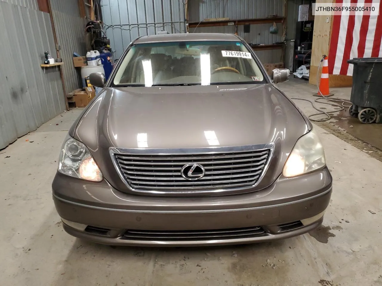 2005 Lexus Ls 430 VIN: JTHBN36F955005410 Lot: 77619914