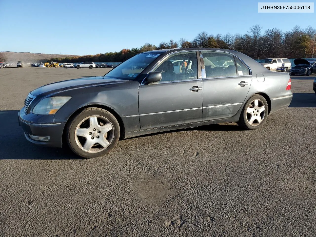 2005 Lexus Ls 430 VIN: JTHBN36F755006118 Lot: 77780394