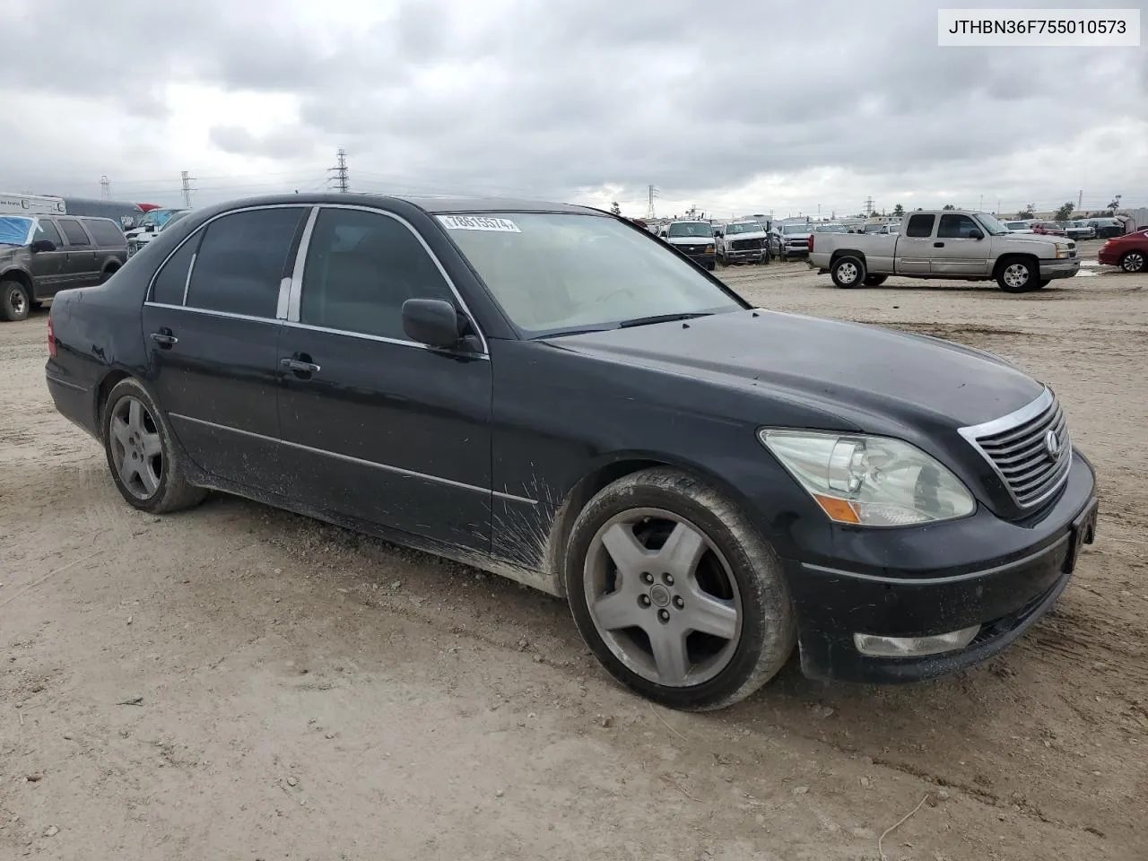 2005 Lexus Ls 430 VIN: JTHBN36F755010573 Lot: 78615574