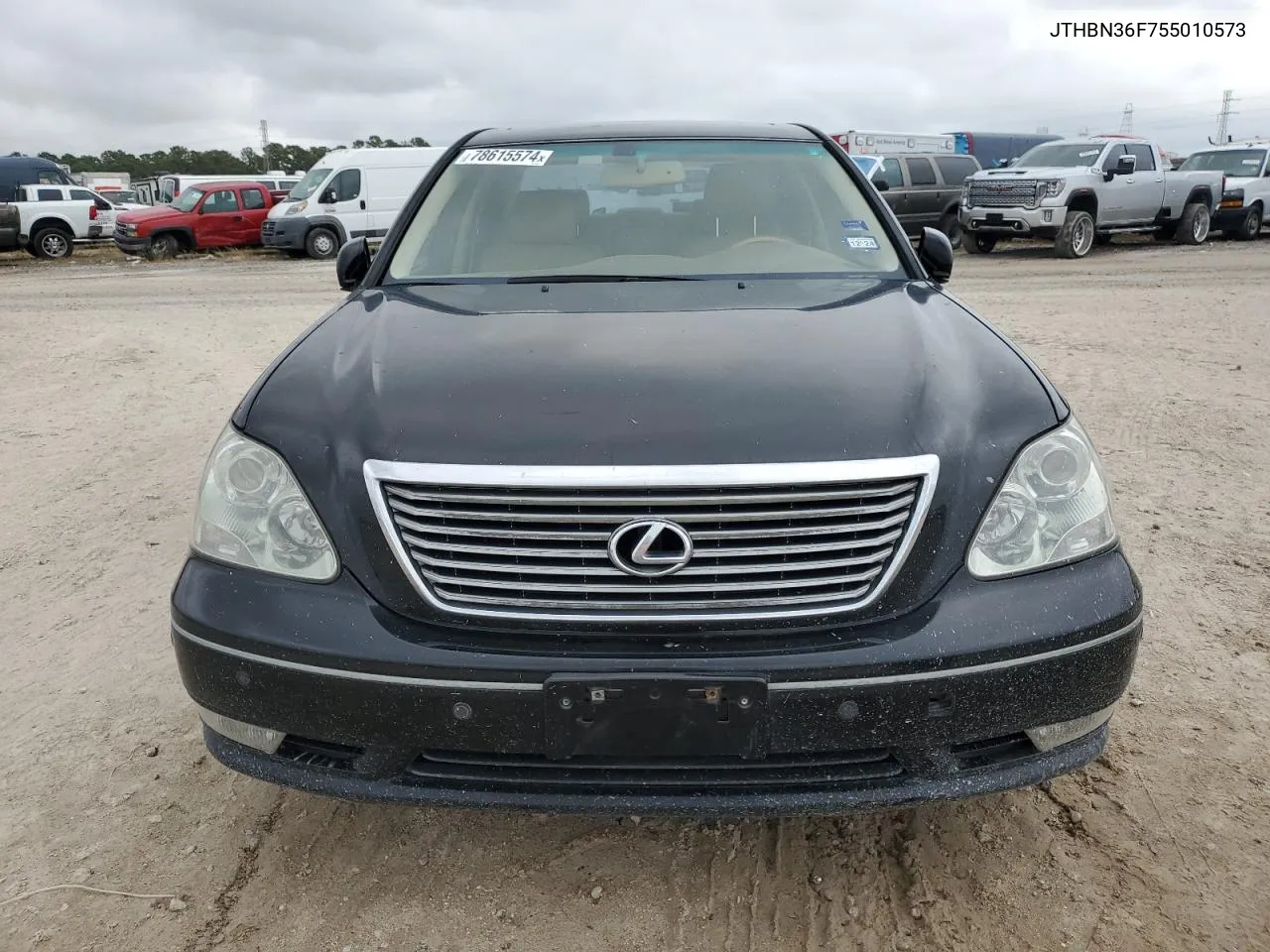 2005 Lexus Ls 430 VIN: JTHBN36F755010573 Lot: 78615574