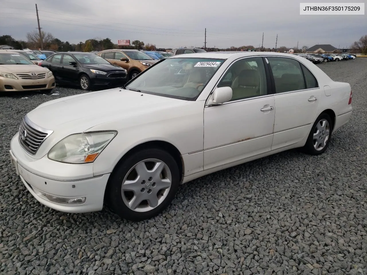 2005 Lexus Ls 430 VIN: JTHBN36F350175209 Lot: 79029454