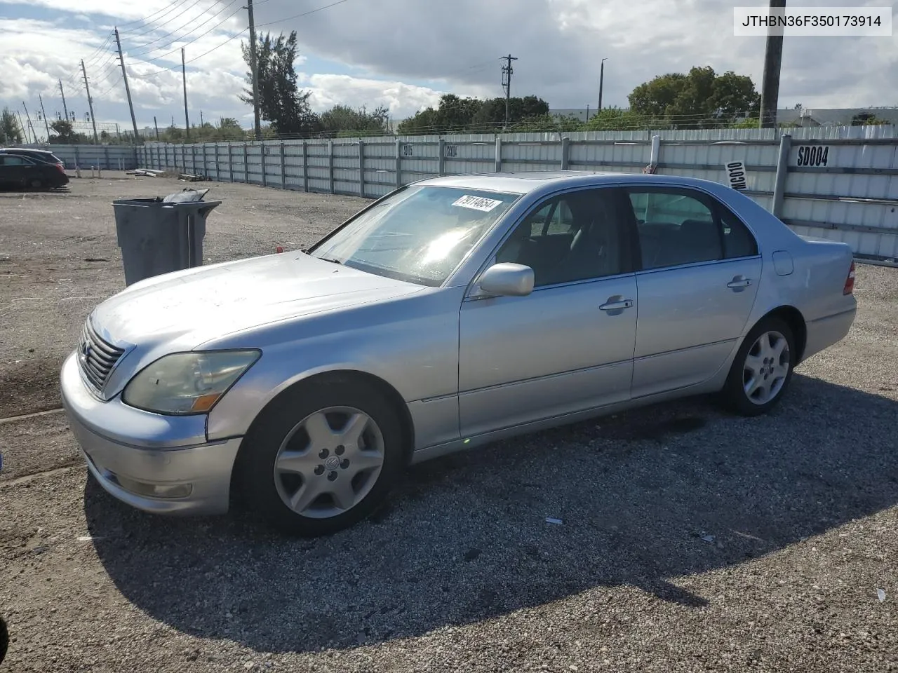 2005 Lexus Ls 430 VIN: JTHBN36F350173914 Lot: 79114654