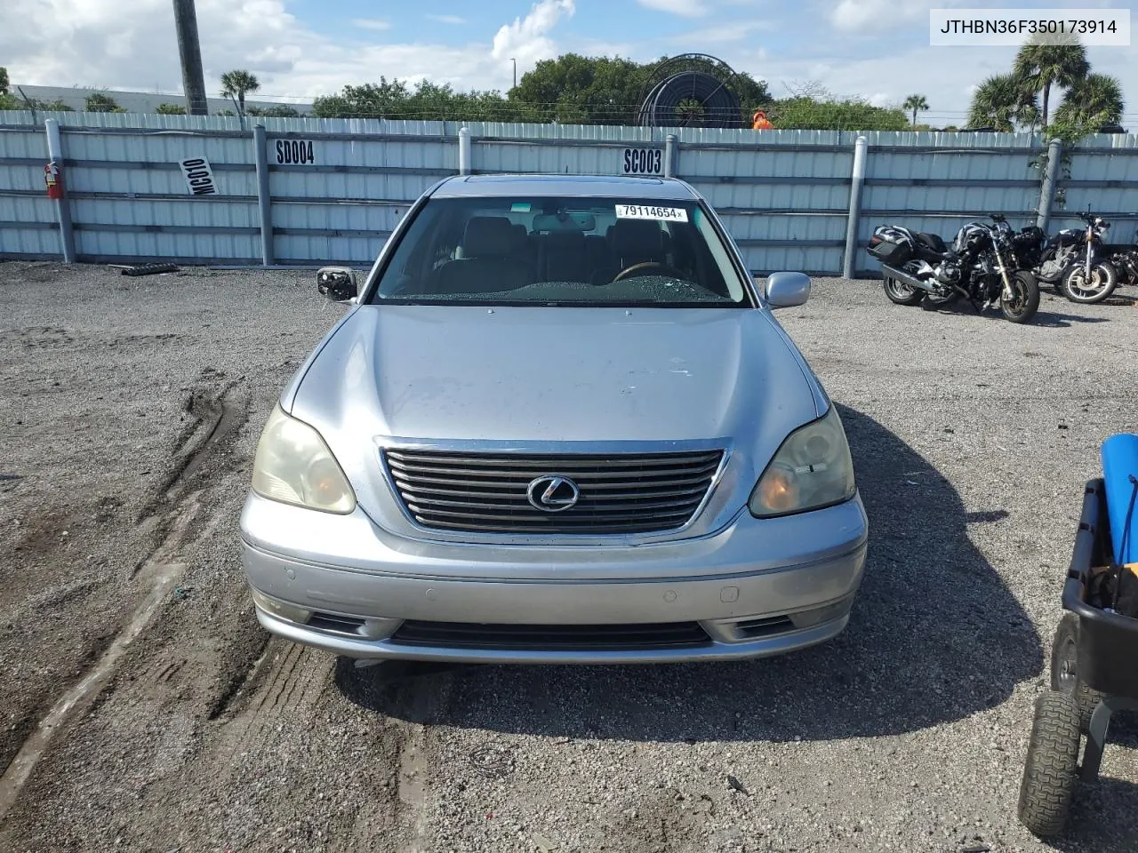 2005 Lexus Ls 430 VIN: JTHBN36F350173914 Lot: 79114654