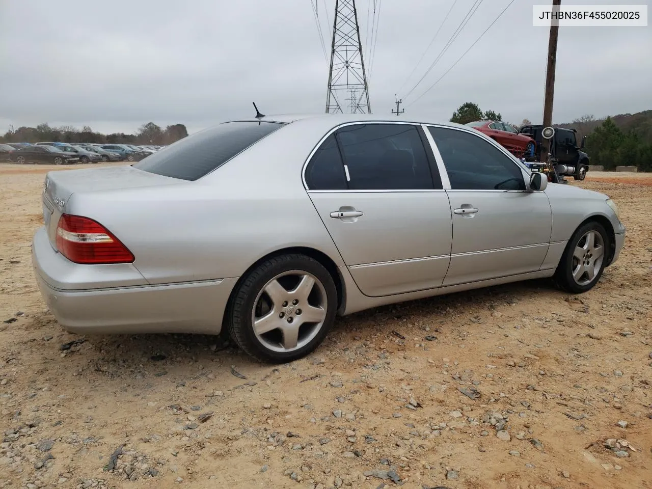 2005 Lexus Ls 430 VIN: JTHBN36F455020025 Lot: 80089244