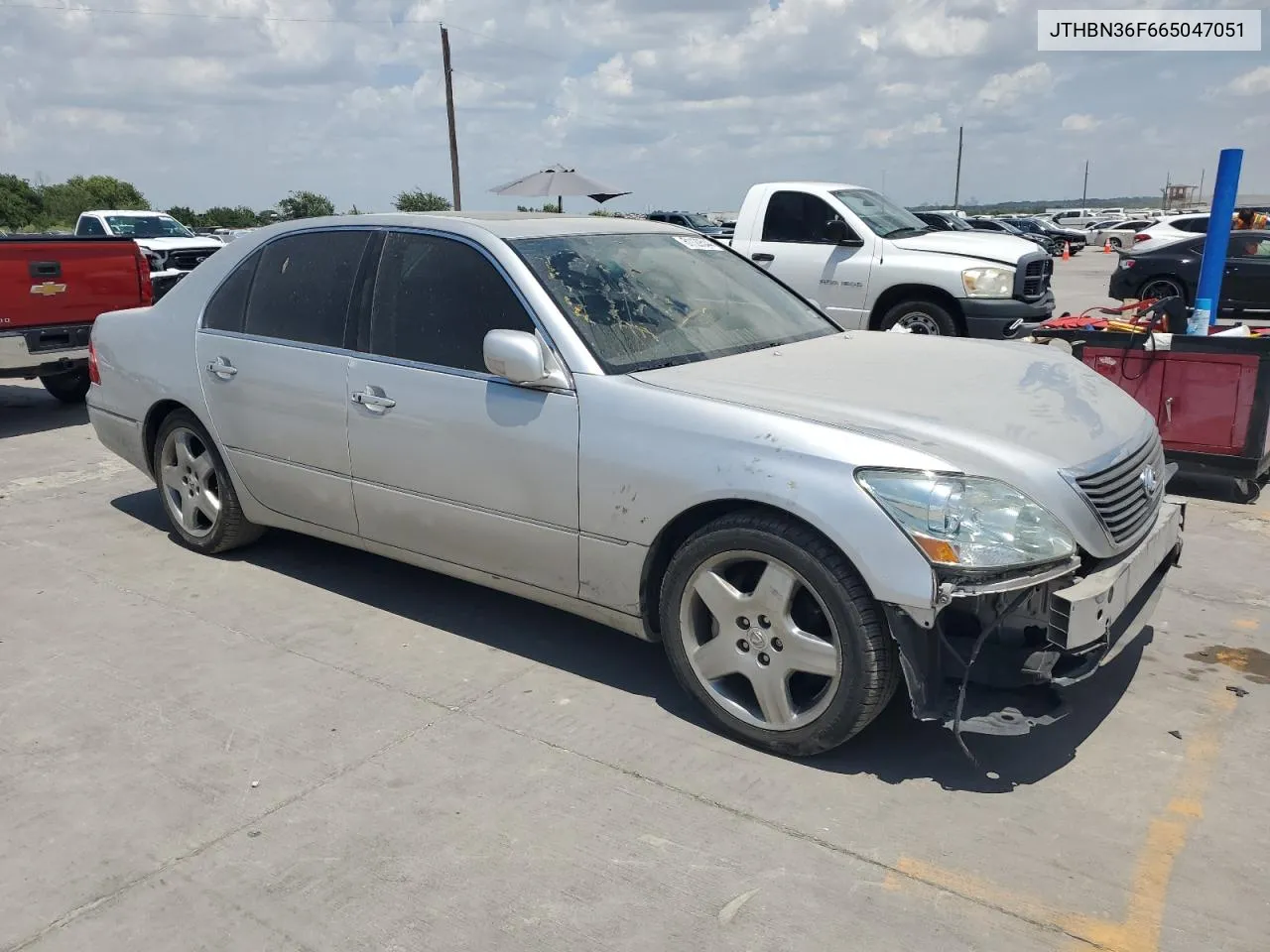 2006 Lexus Ls 430 VIN: JTHBN36F665047051 Lot: 61129544