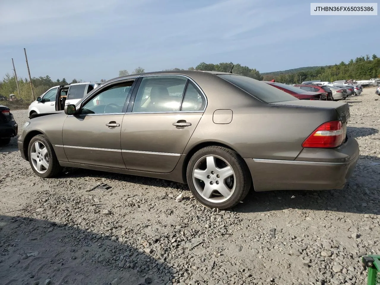 2006 Lexus Ls 430 VIN: JTHBN36FX65035386 Lot: 70671404