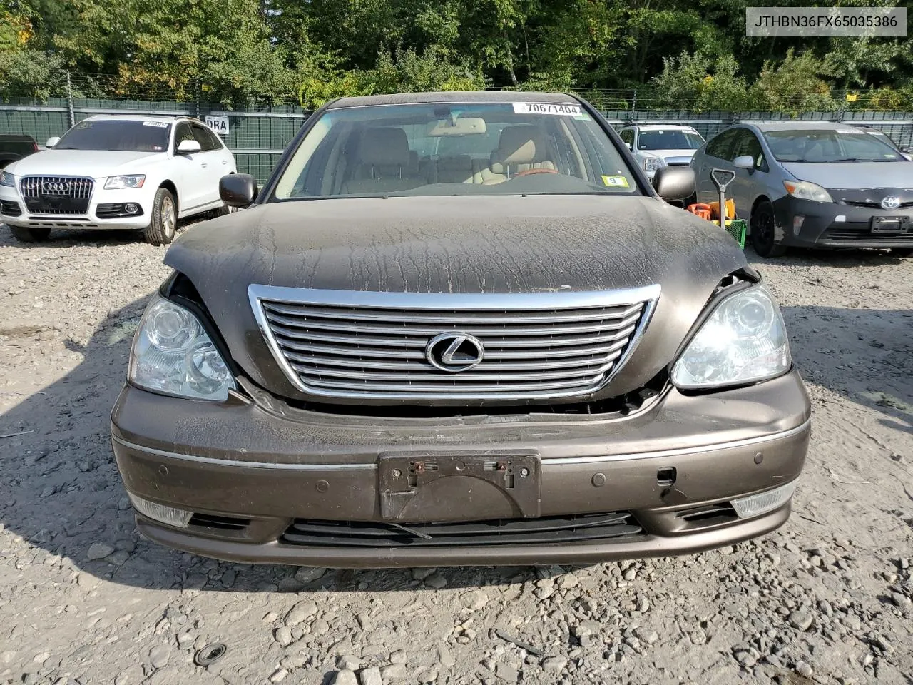 2006 Lexus Ls 430 VIN: JTHBN36FX65035386 Lot: 70671404