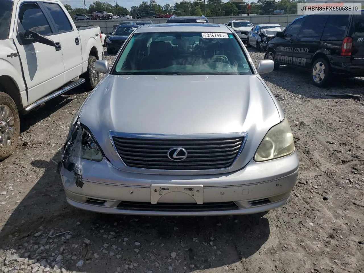 2006 Lexus Ls 430 VIN: JTHBN36FX65053810 Lot: 72167494