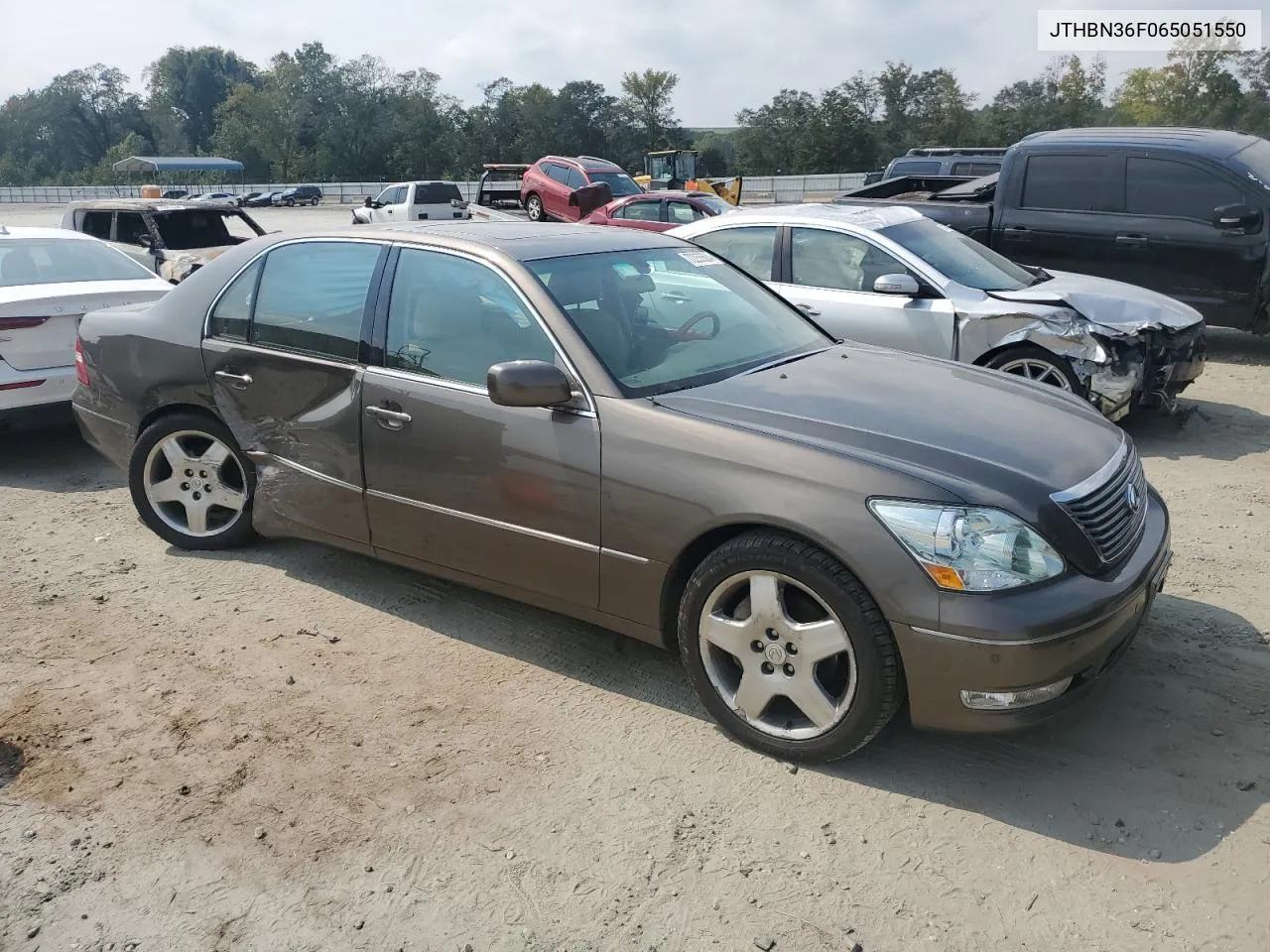 2006 Lexus Ls 430 VIN: JTHBN36F065051550 Lot: 72255504