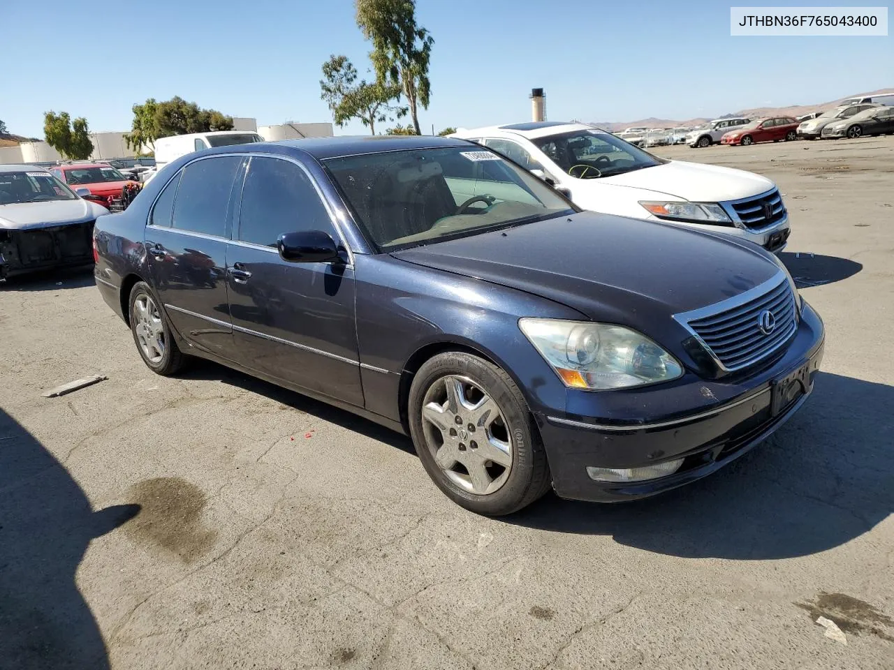 2006 Lexus Ls 430 VIN: JTHBN36F765043400 Lot: 72468884