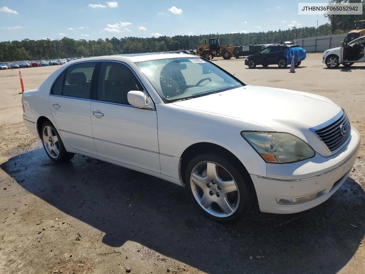 2006 Lexus Ls 430 VIN: JTHBN36F065052942 Lot: 73708924