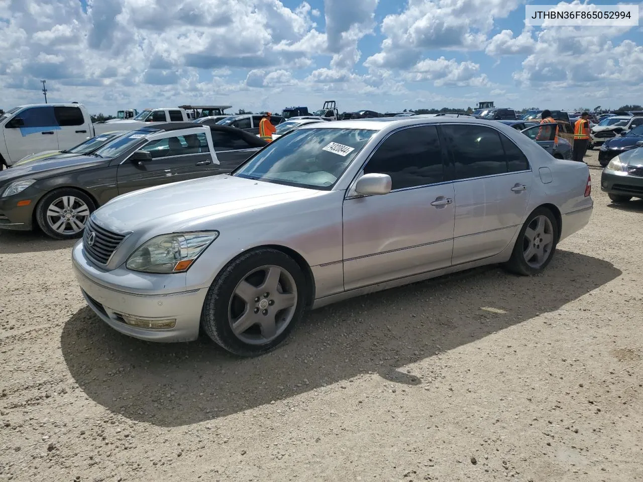 2006 Lexus Ls 430 VIN: JTHBN36F865052994 Lot: 74320844