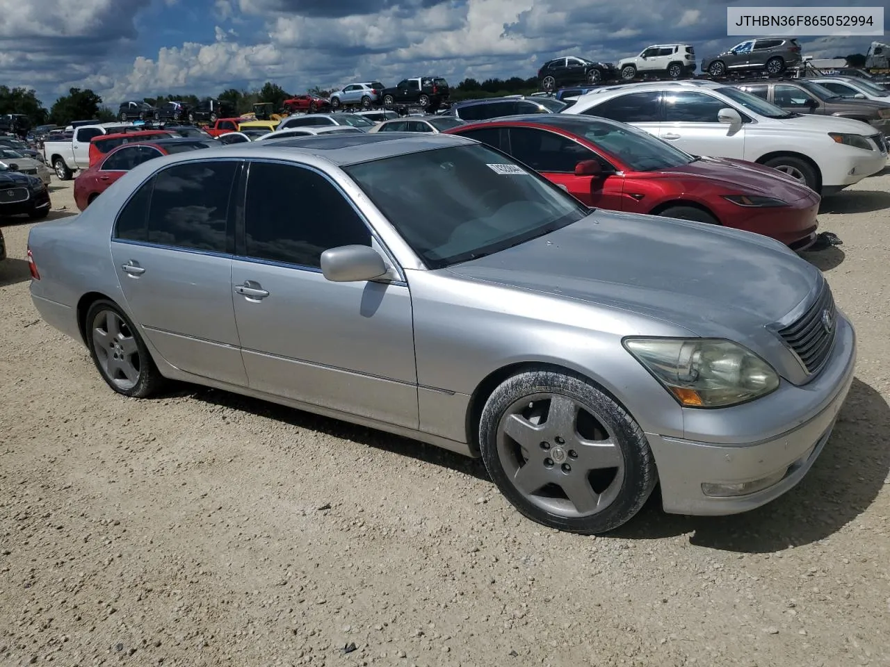 2006 Lexus Ls 430 VIN: JTHBN36F865052994 Lot: 74320844