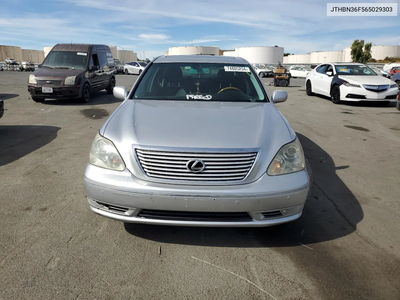 2006 Lexus Ls 430 VIN: JTHBN36F565029303 Lot: 74805254