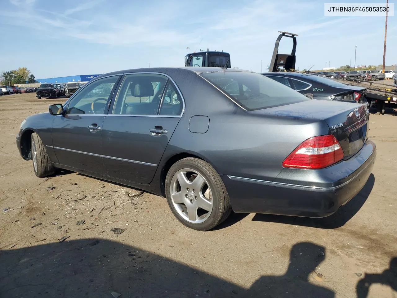 2006 Lexus Ls 430 VIN: JTHBN36F465053530 Lot: 75627394