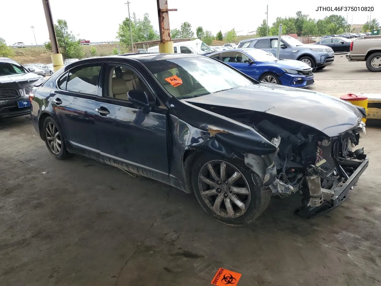 JTHGL46F375010820 2007 Lexus Ls 460L