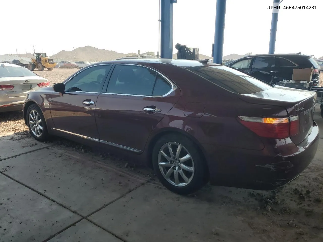 2007 Lexus Ls 460L VIN: JTHGL46F475014231 Lot: 62871114