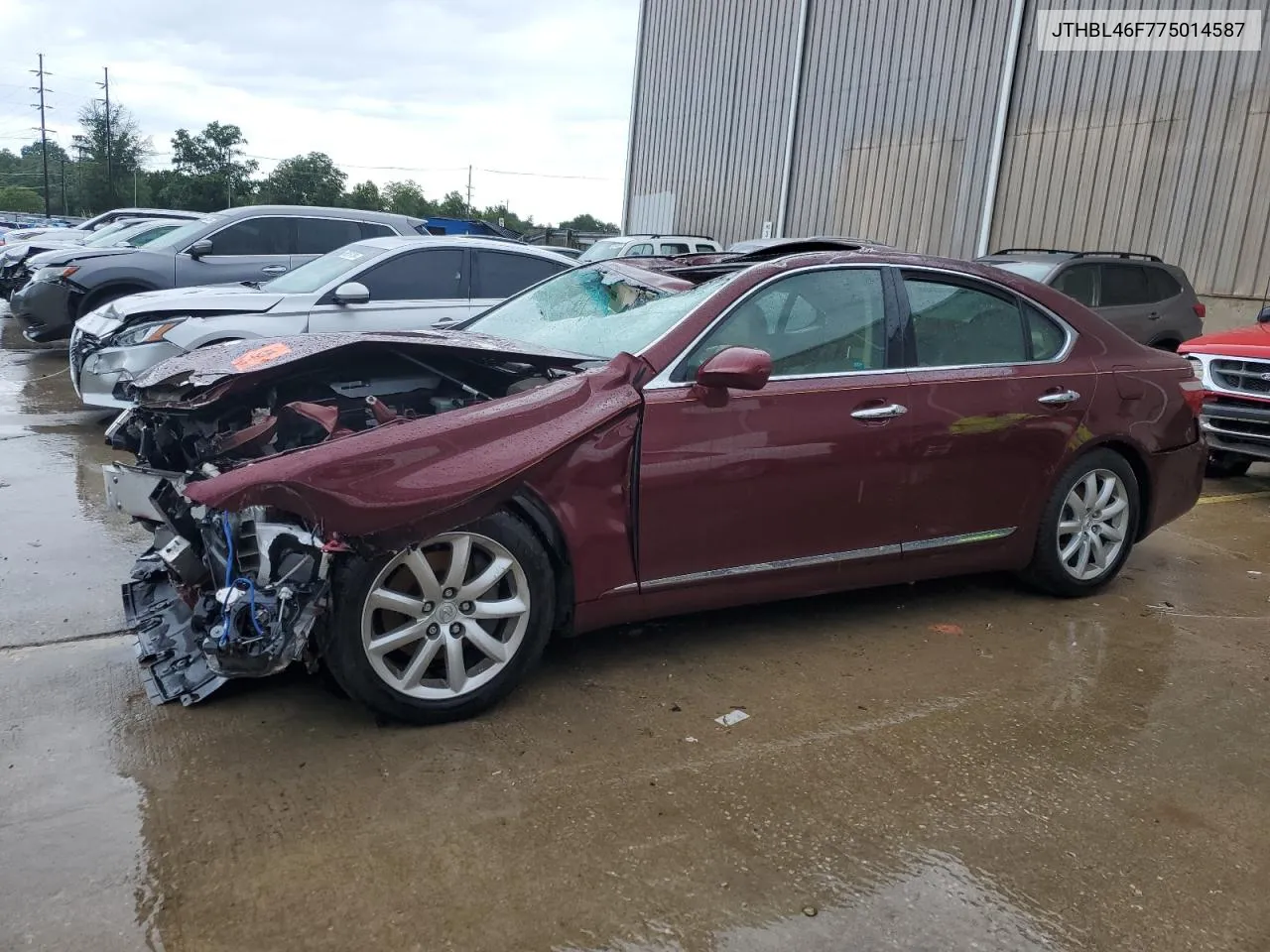 2007 Lexus Ls 460 VIN: JTHBL46F775014587 Lot: 65373434