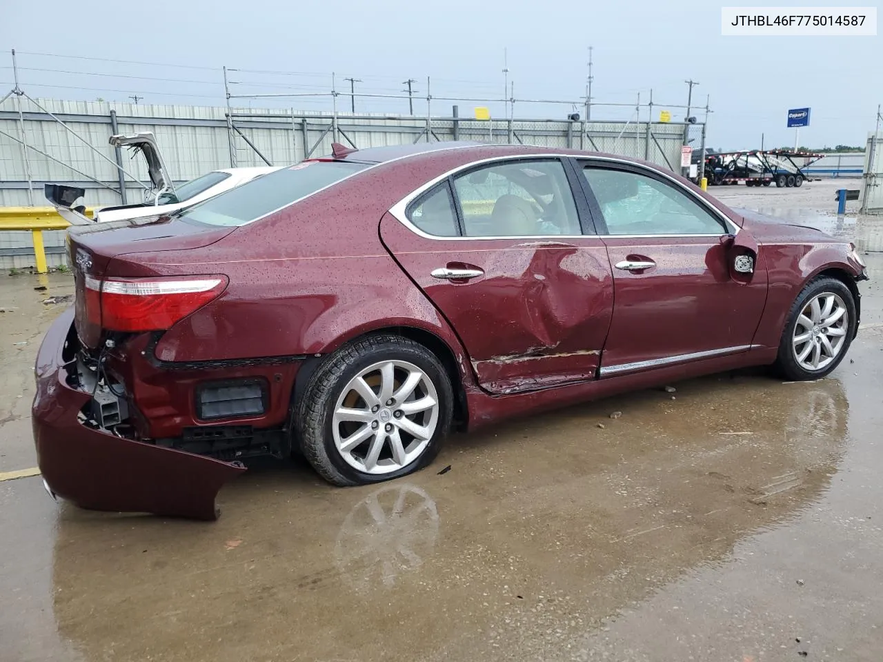 2007 Lexus Ls 460 VIN: JTHBL46F775014587 Lot: 65373434