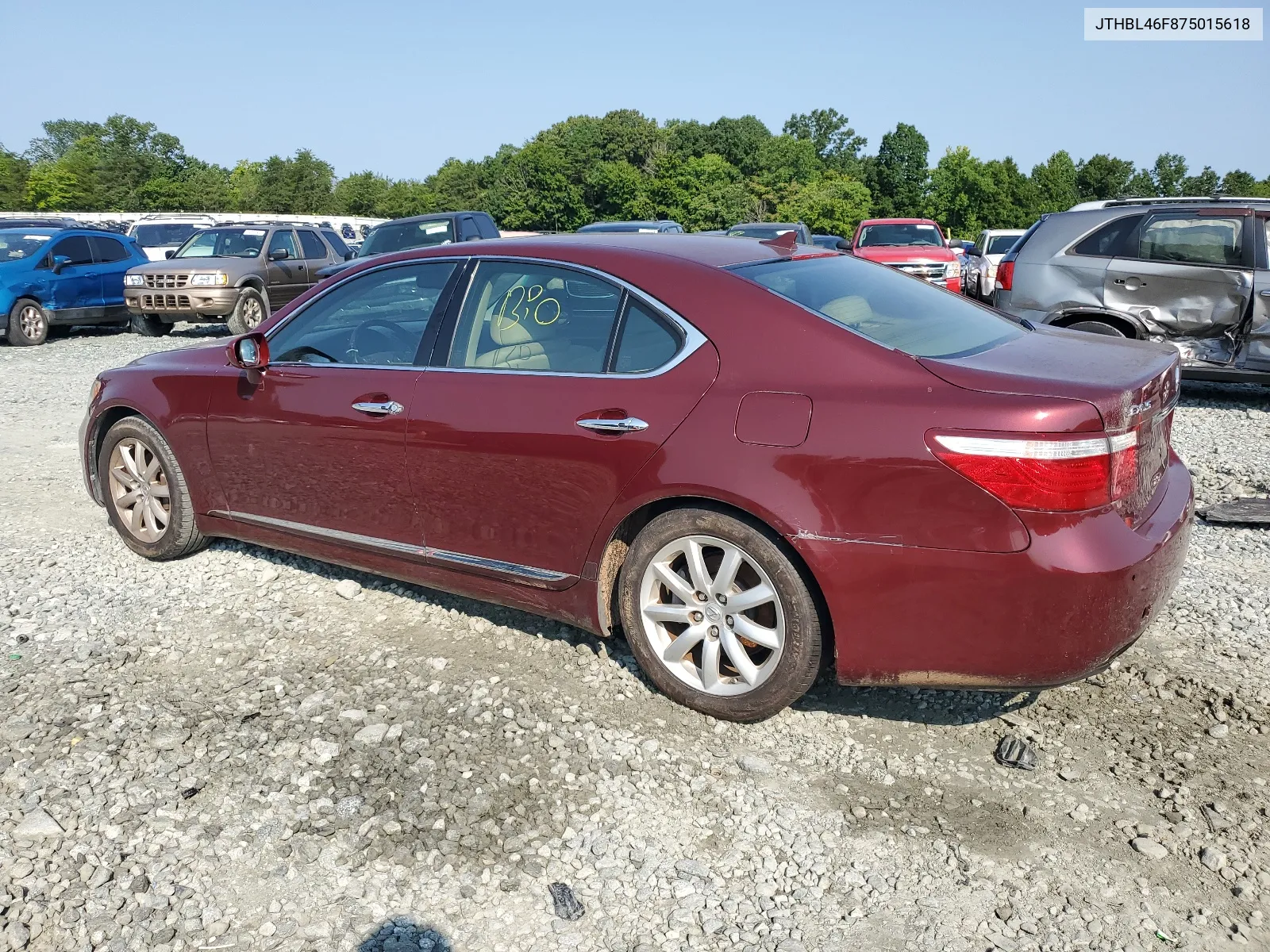 JTHBL46F875015618 2007 Lexus Ls 460