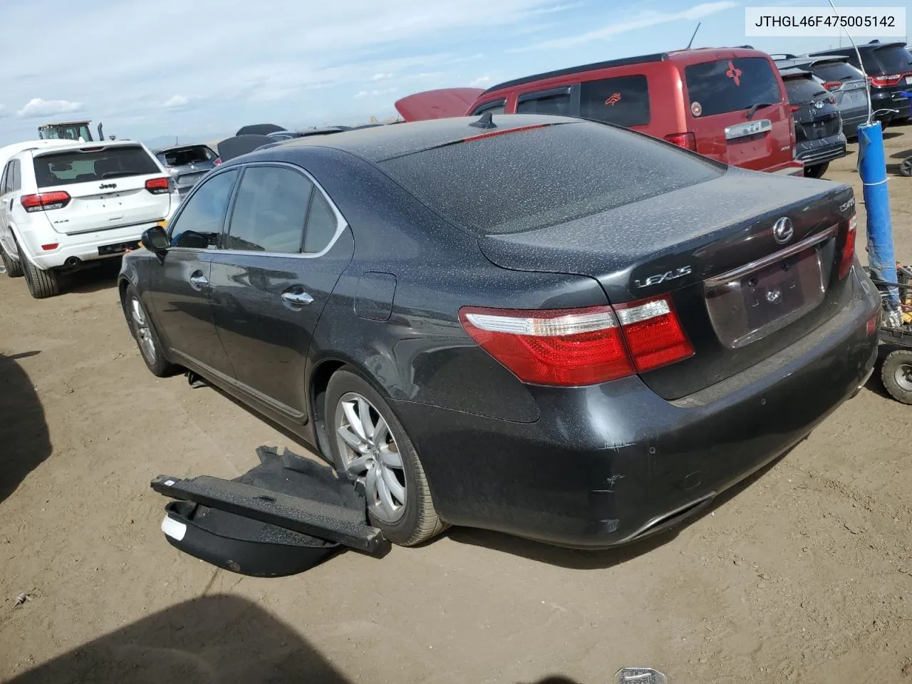 2007 Lexus Ls 460L VIN: JTHGL46F475005142 Lot: 66244084