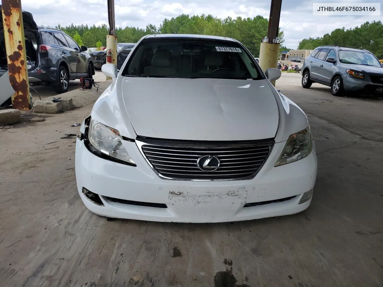 JTHBL46F675034166 2007 Lexus Ls 460