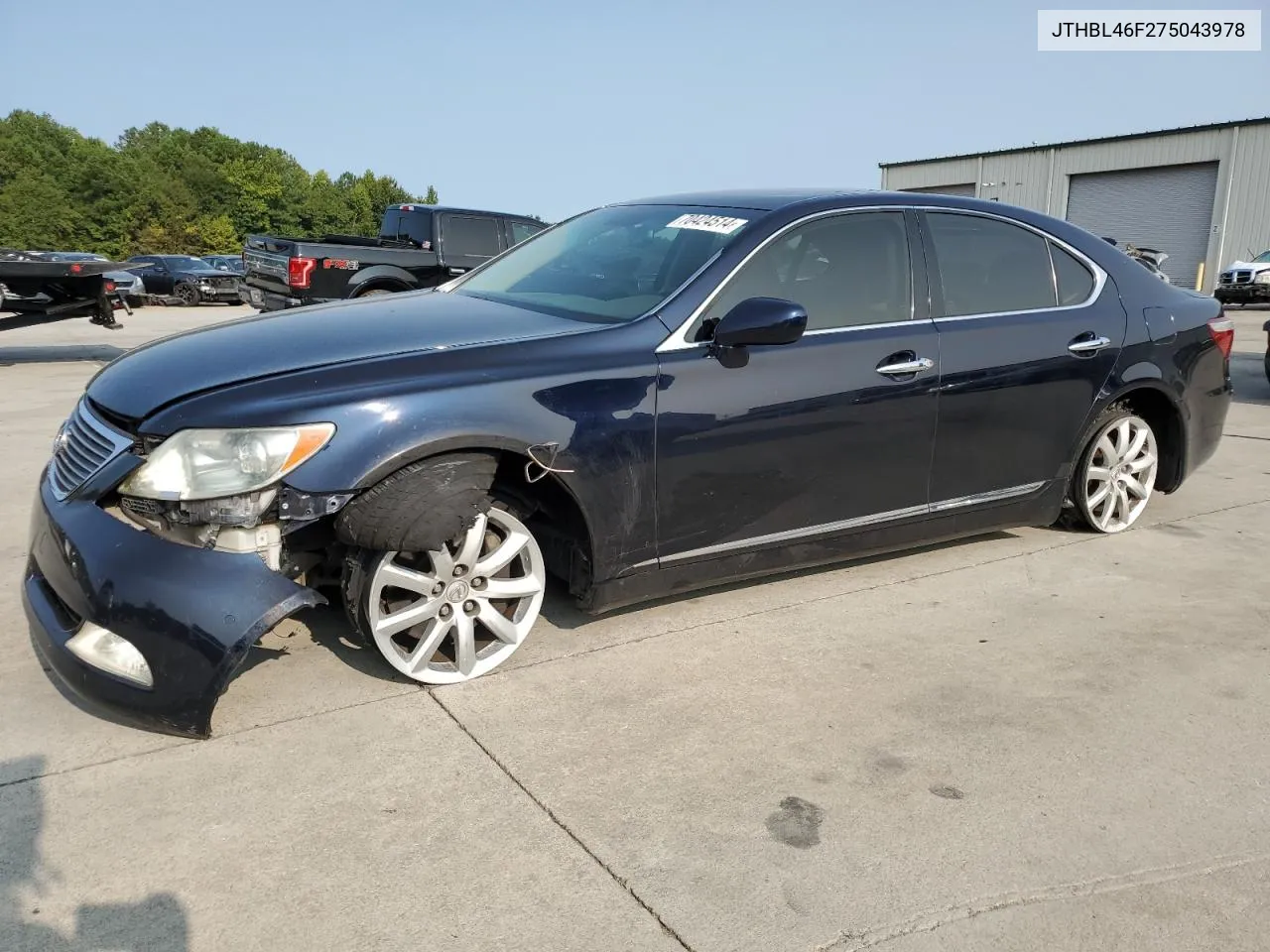 2007 Lexus Ls 460 VIN: JTHBL46F275043978 Lot: 70424514