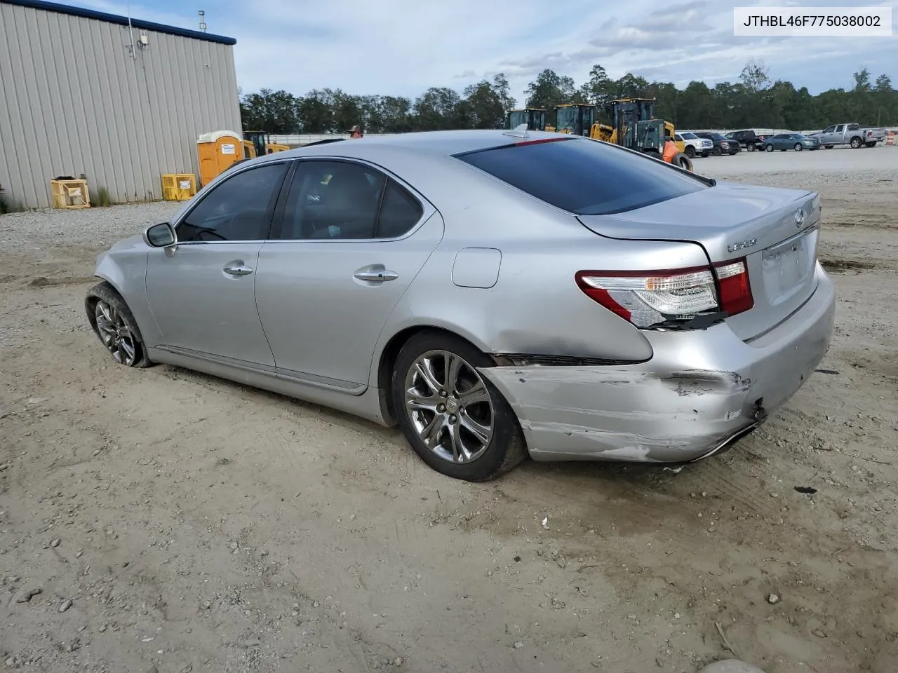 2007 Lexus Ls 460 VIN: JTHBL46F775038002 Lot: 70684004