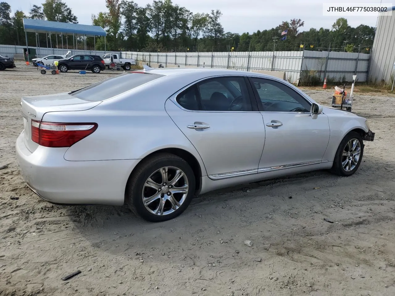 2007 Lexus Ls 460 VIN: JTHBL46F775038002 Lot: 70684004