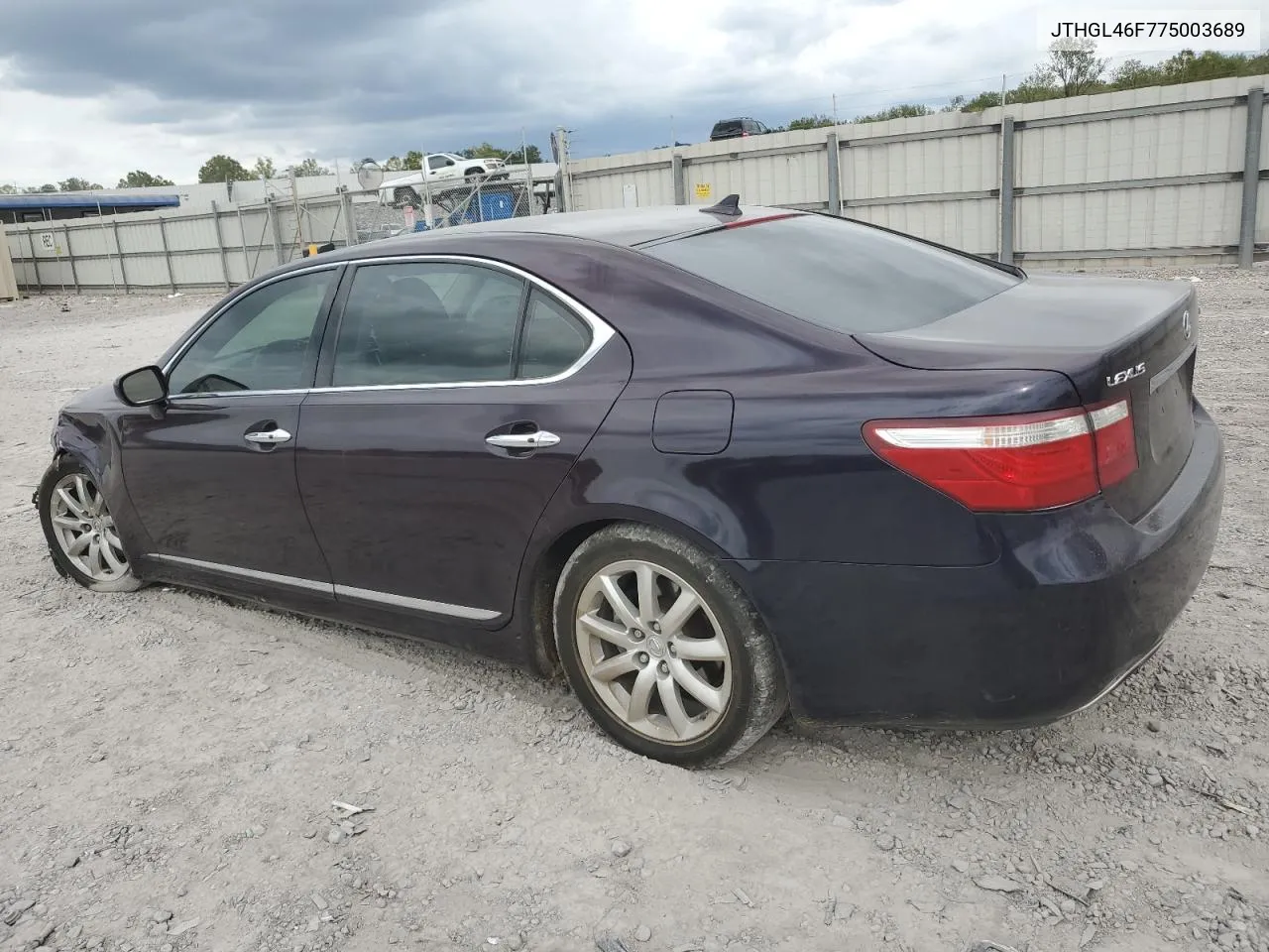 2007 Lexus Ls 460L VIN: JTHGL46F775003689 Lot: 71060674