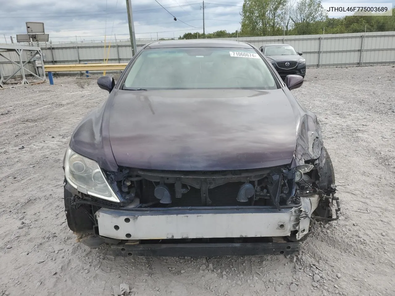 2007 Lexus Ls 460L VIN: JTHGL46F775003689 Lot: 71060674