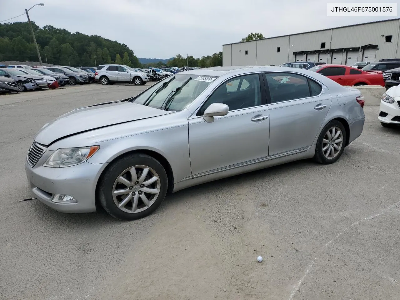 2007 Lexus Ls 460L VIN: JTHGL46F675001576 Lot: 71233384