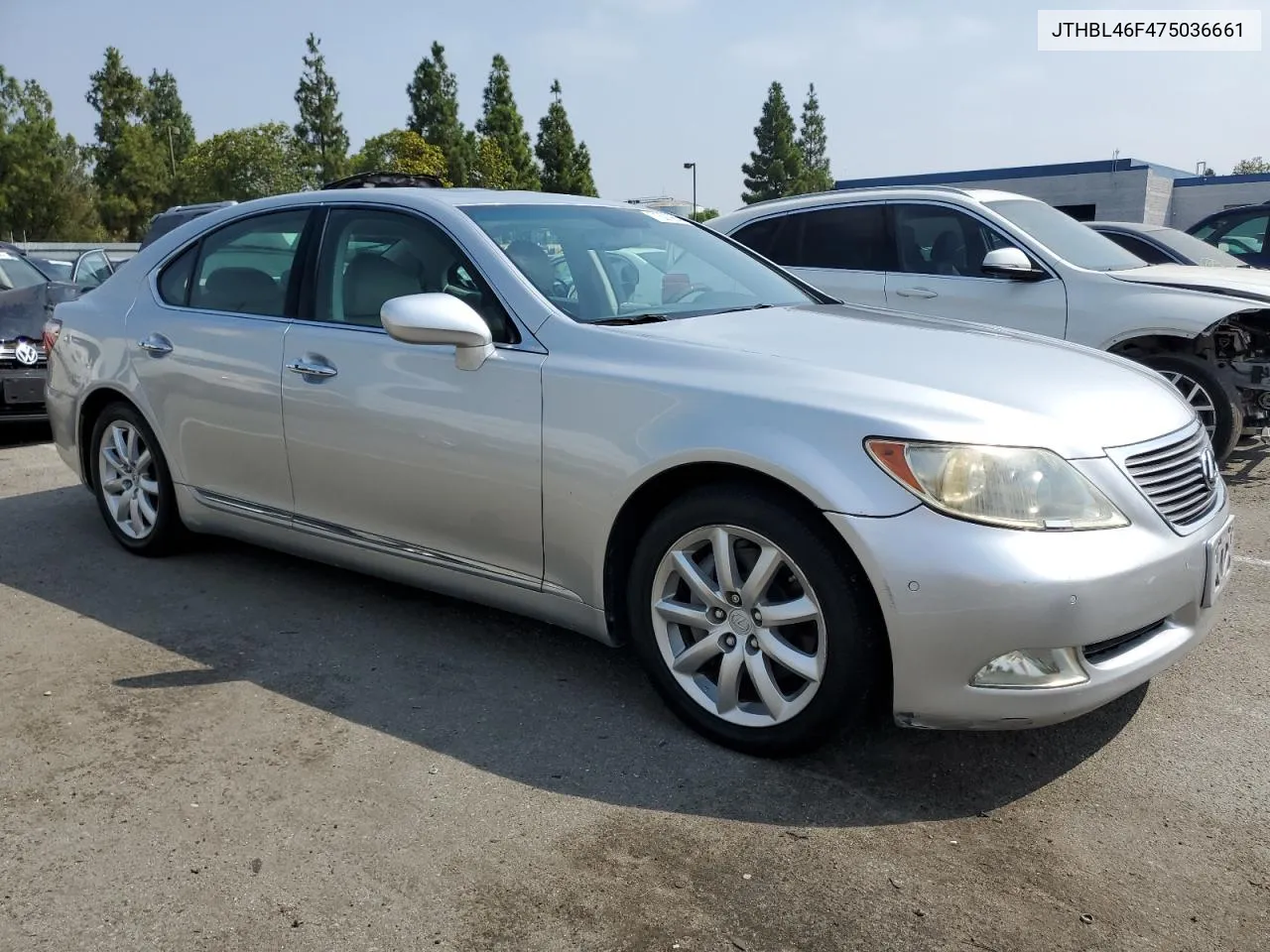 2007 Lexus Ls 460 VIN: JTHBL46F475036661 Lot: 71621964