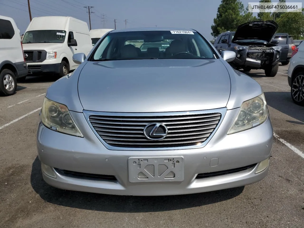 2007 Lexus Ls 460 VIN: JTHBL46F475036661 Lot: 71621964