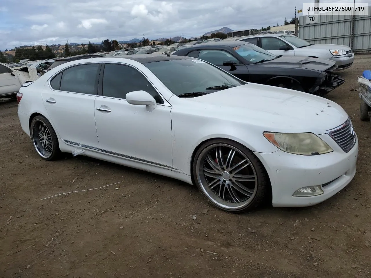 JTHGL46F275001719 2007 Lexus Ls 460L