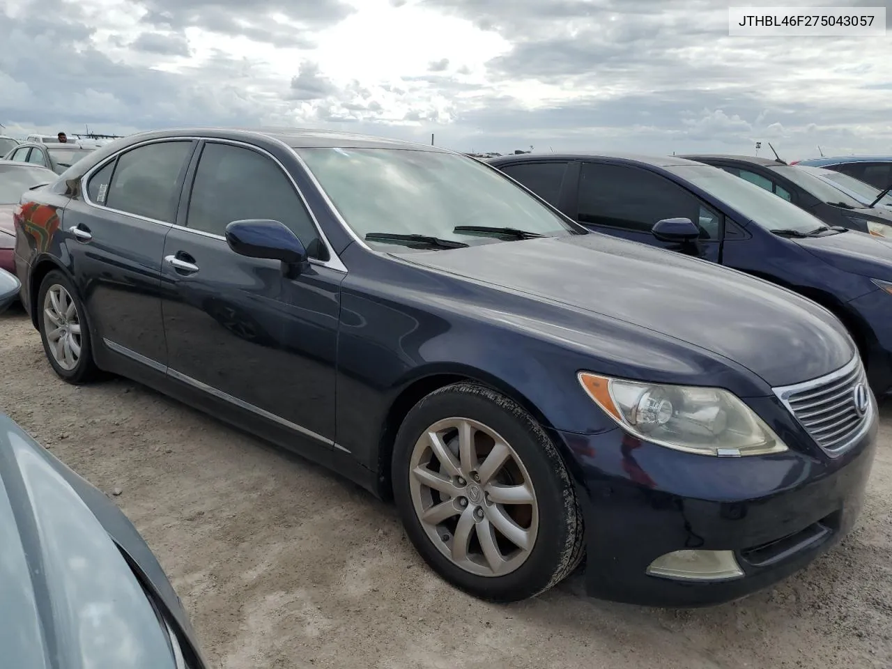 2007 Lexus Ls 460 VIN: JTHBL46F275043057 Lot: 73792654