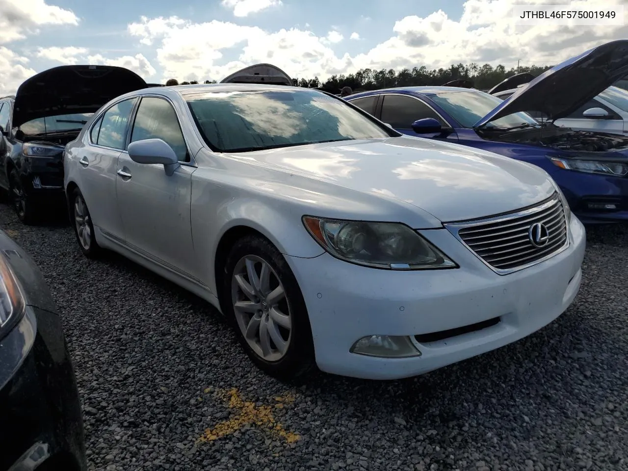 2007 Lexus Ls 460 VIN: JTHBL46F575001949 Lot: 73923044