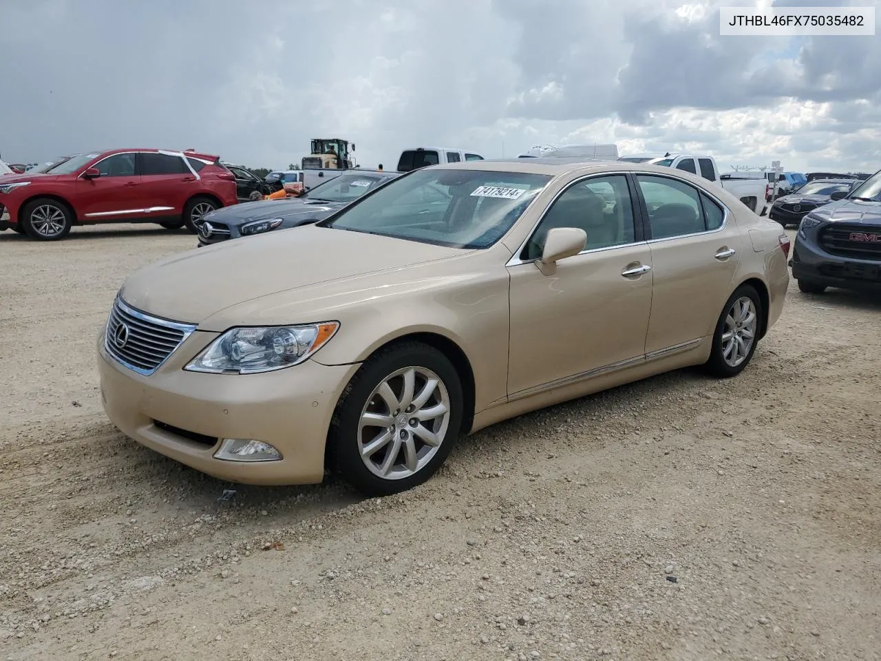 2007 Lexus Ls 460 VIN: JTHBL46FX75035482 Lot: 74179214