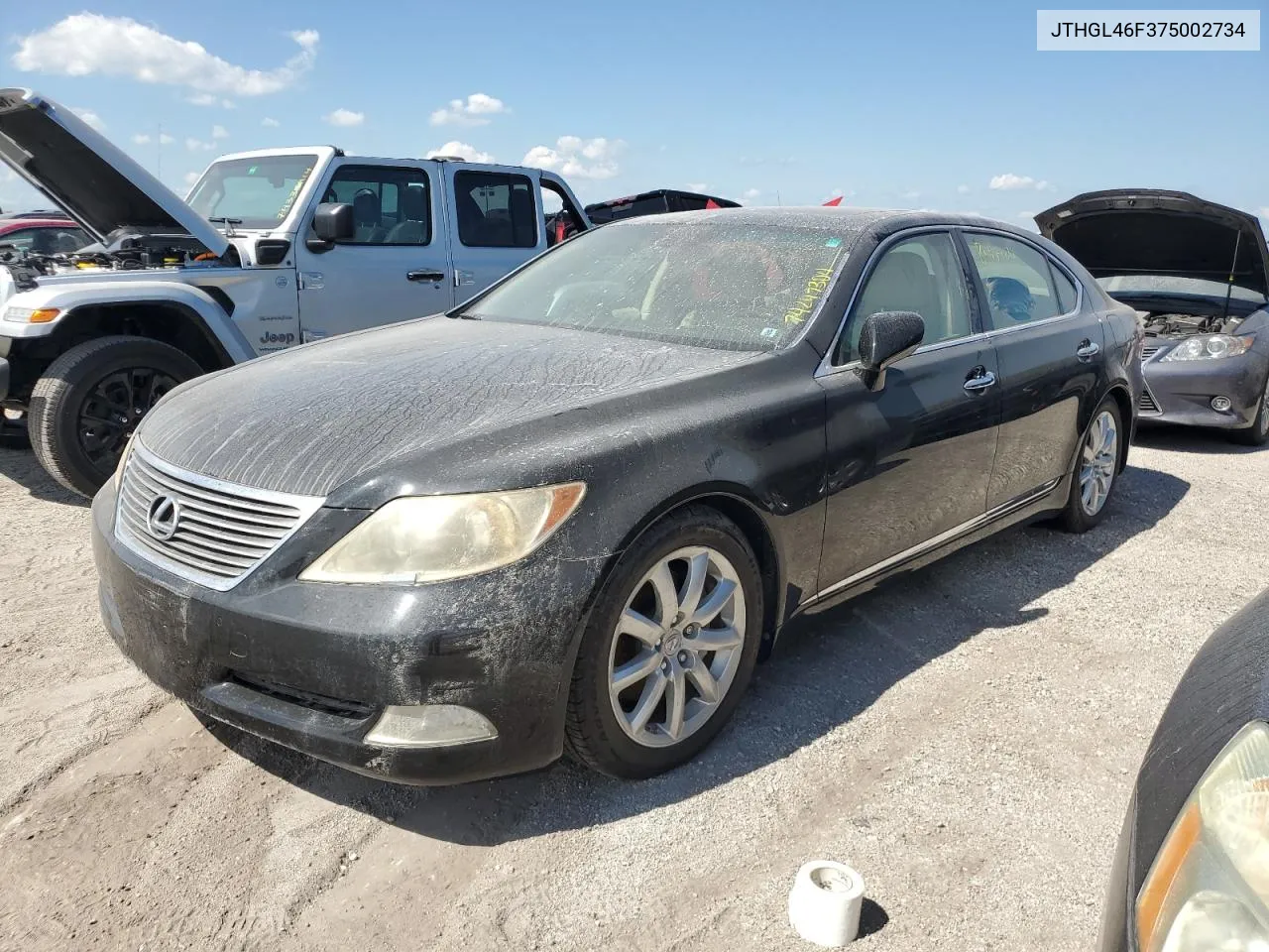 2007 Lexus Ls 460L VIN: JTHGL46F375002734 Lot: 74247304